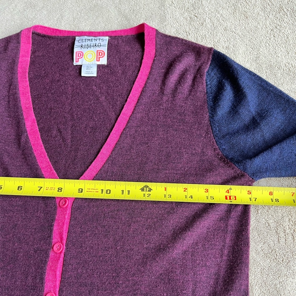Clements Ribeiro Merino Wool Cardigan - Picture 7 of 8